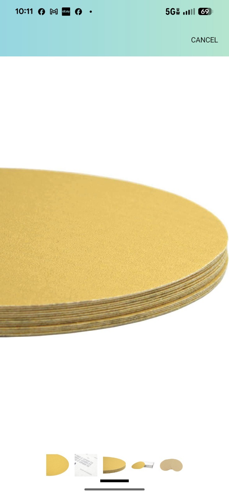 15 Norton 9-Inch Sanding Discs for Porter Cable 7800 Drywall Power Sander 100gri