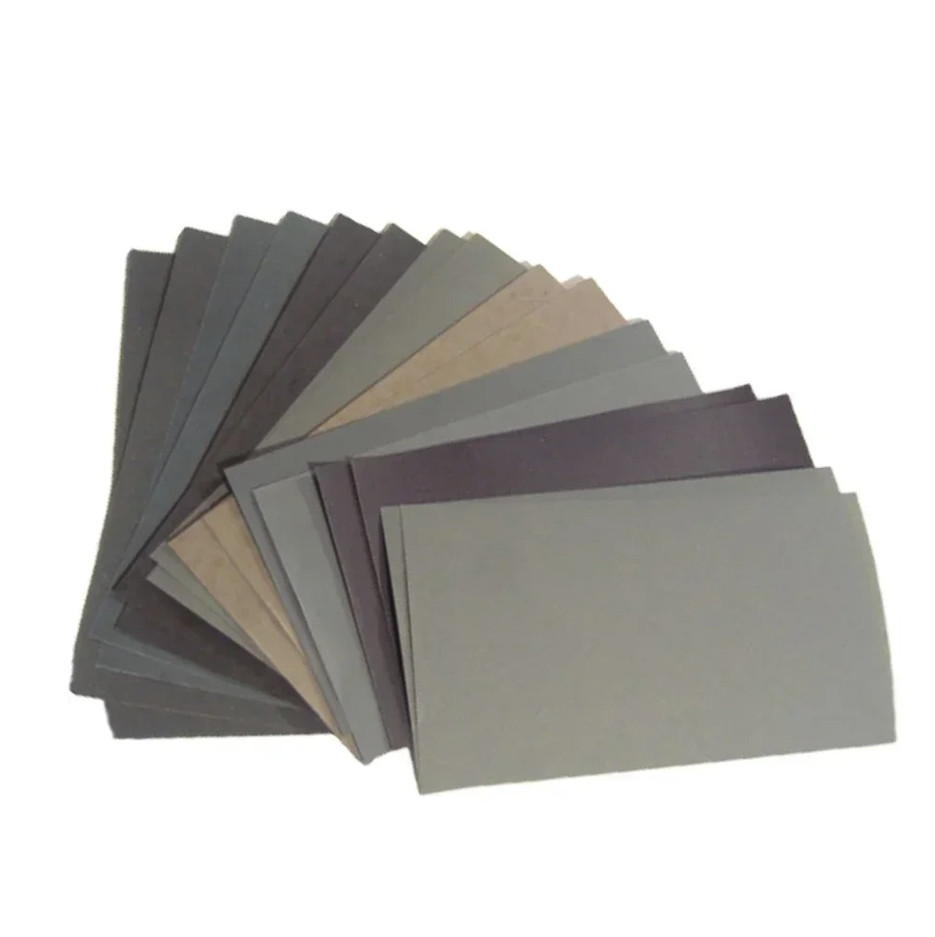 15pcs Wet Dry Sandpaper Set 400–3000 Grit Silicon Carbide Sheets – NEW