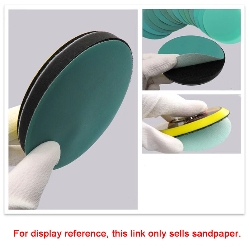 125mm 5inch Wet & Dry Sanding Discs Sandpaper Film Pads Hook & Loop 60-2000 Grit