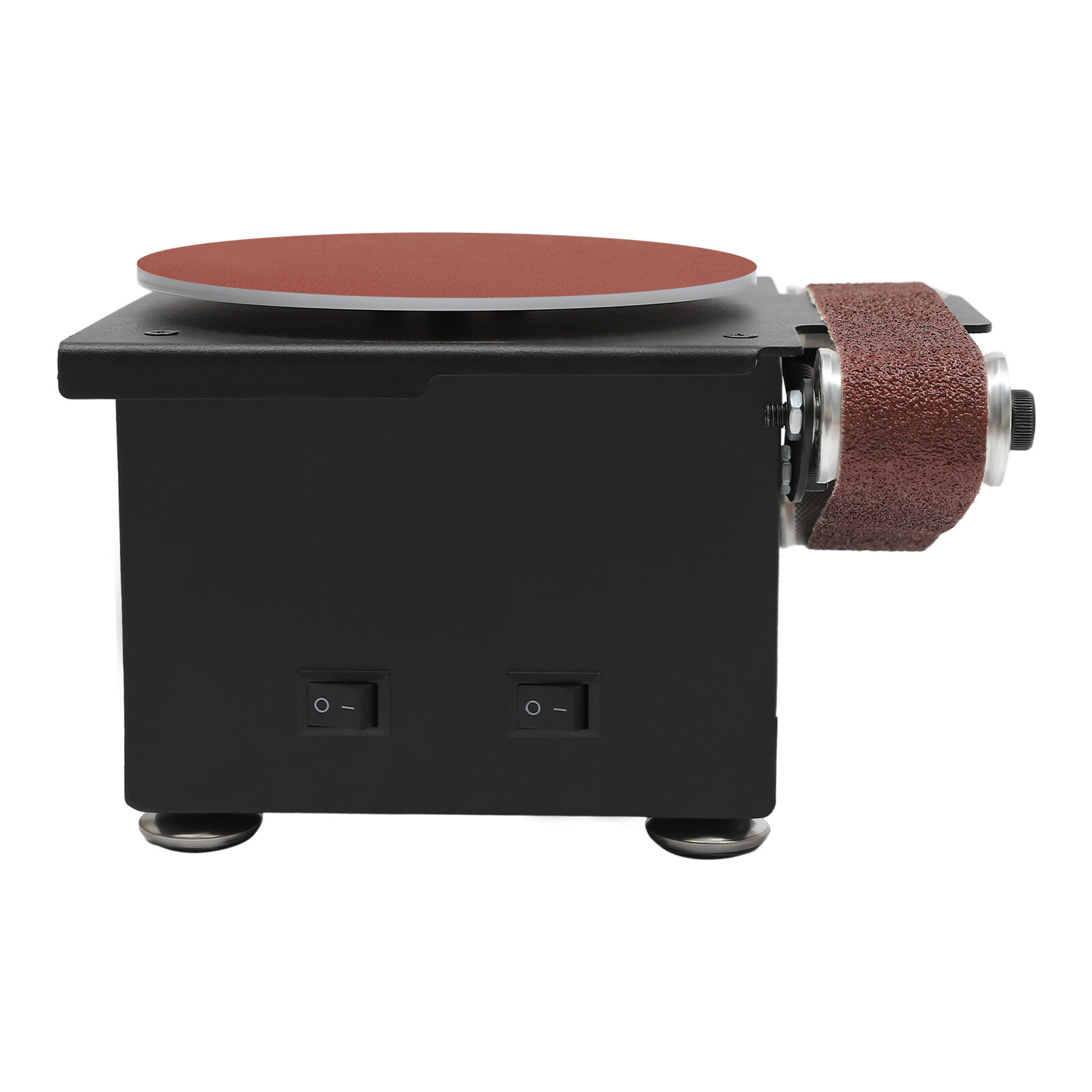 6inch Mini Belt Disc Sander Edge Sharpener Electric Bench Polisher Tools Kit