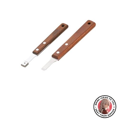 New Kyoto Machine Tools KTC Ceramic Stainless Steel Scraper Set A [Set of 2]