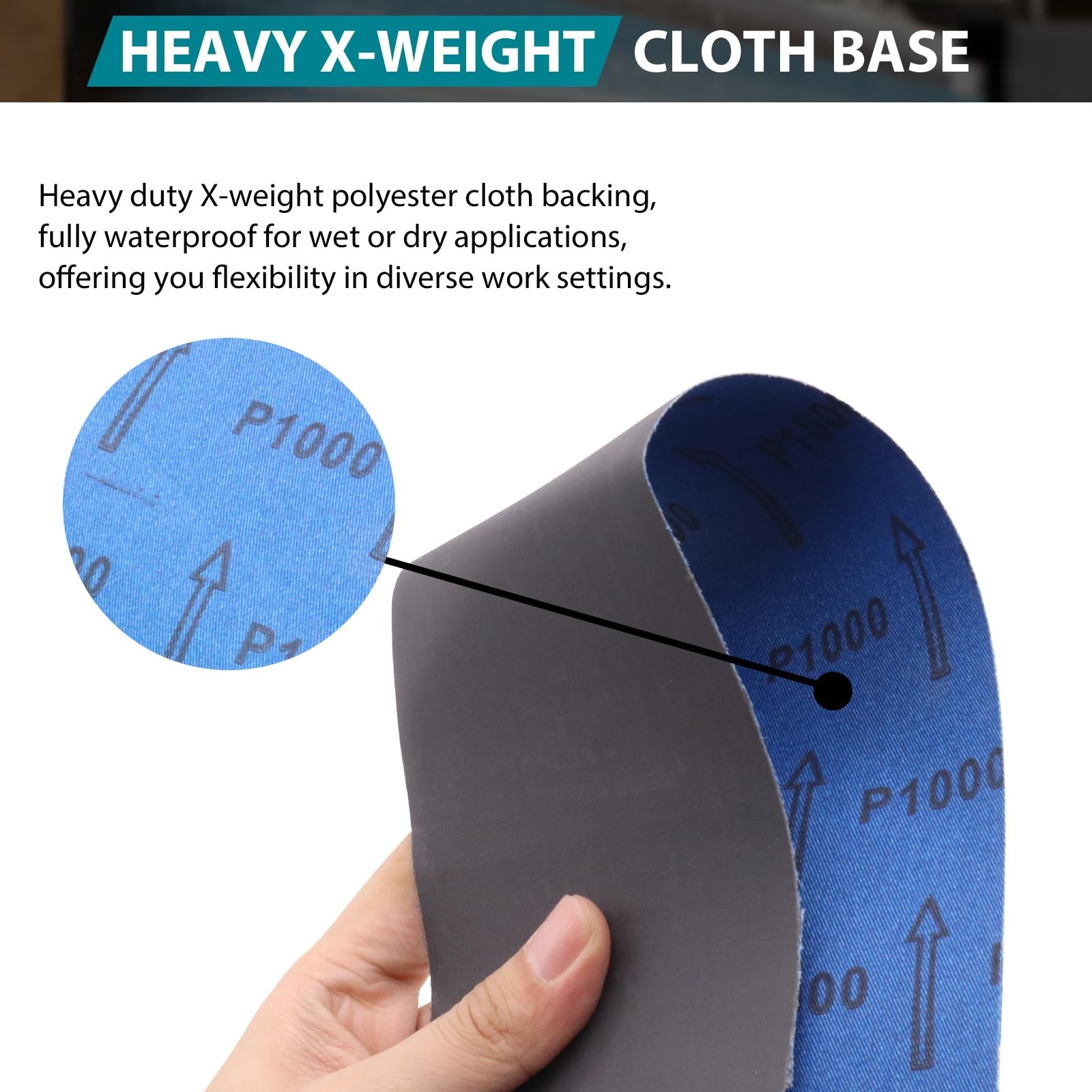 8 Pack 4×36 Inch Silicon Carbide Sanding Belts, 2 Each of 400 600 800 1000 Gr…