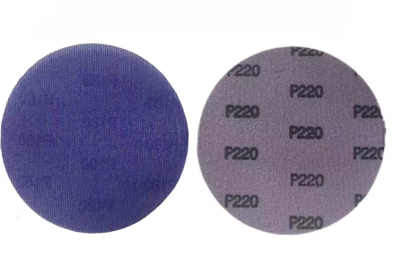 50PCS 6″ 150mm Ceramic Anti-Clogging Mesh Sanding Discs P220 ,for Metal/Wood