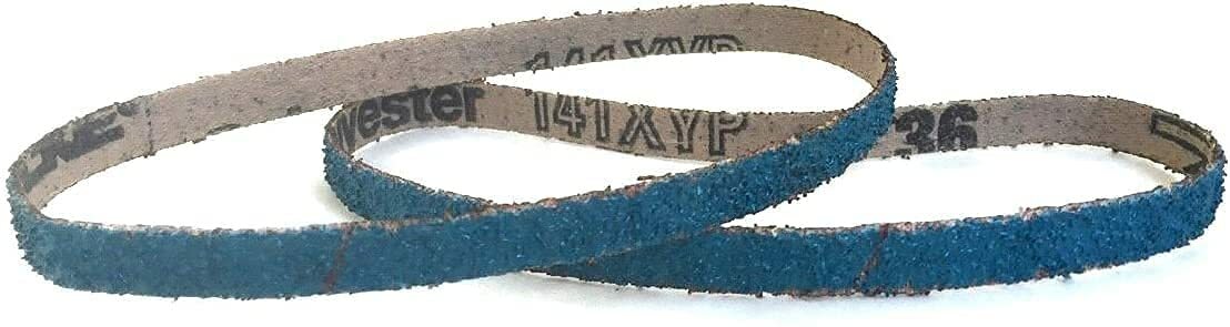 Starcke Premium 1 x 42 Inch Sanding Air File Narrow Belts Zirconia