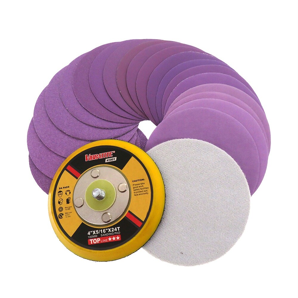 150mm Ceramic Sanding Discs 6in Sandpaper Plain Pads for Hard Wood Steel Metal