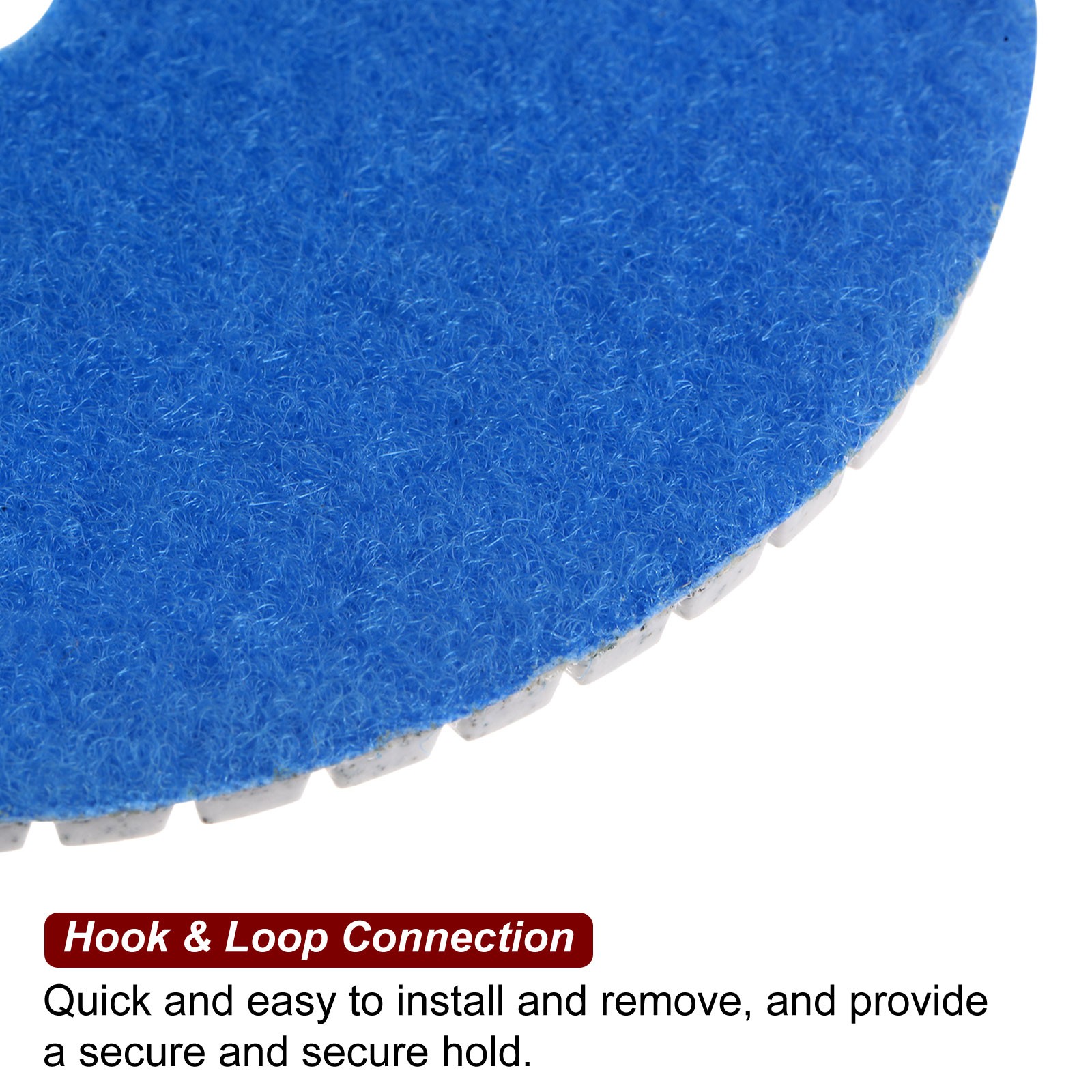 5pcs 5-Inch Grit 50 Diamond Polishing Pads Wet/Dry for Stone Concrete Marble
