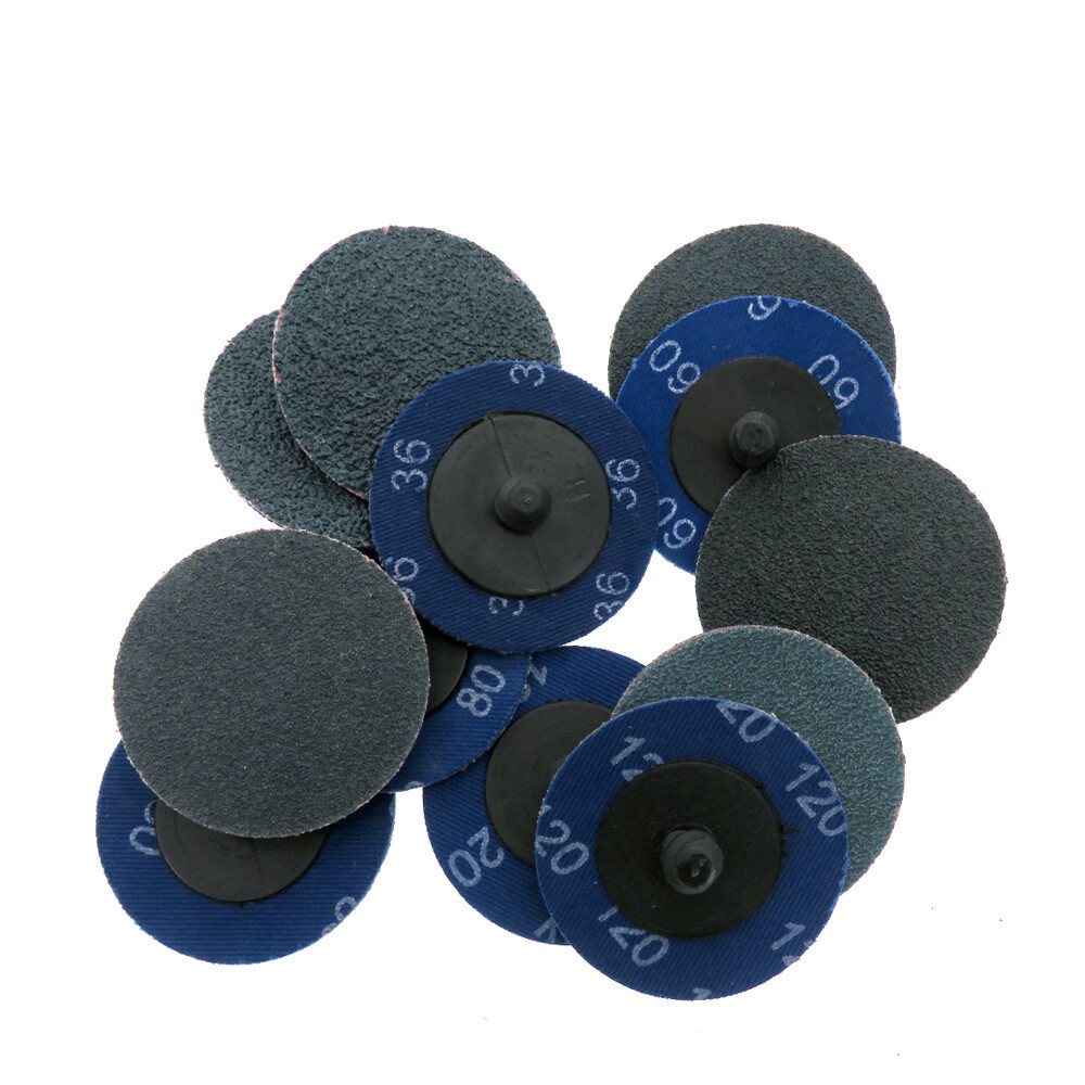 50mm 2″ Medium Type R Quick Change Sanding Discs 36-240 Grit Abrasive Roll Lock
