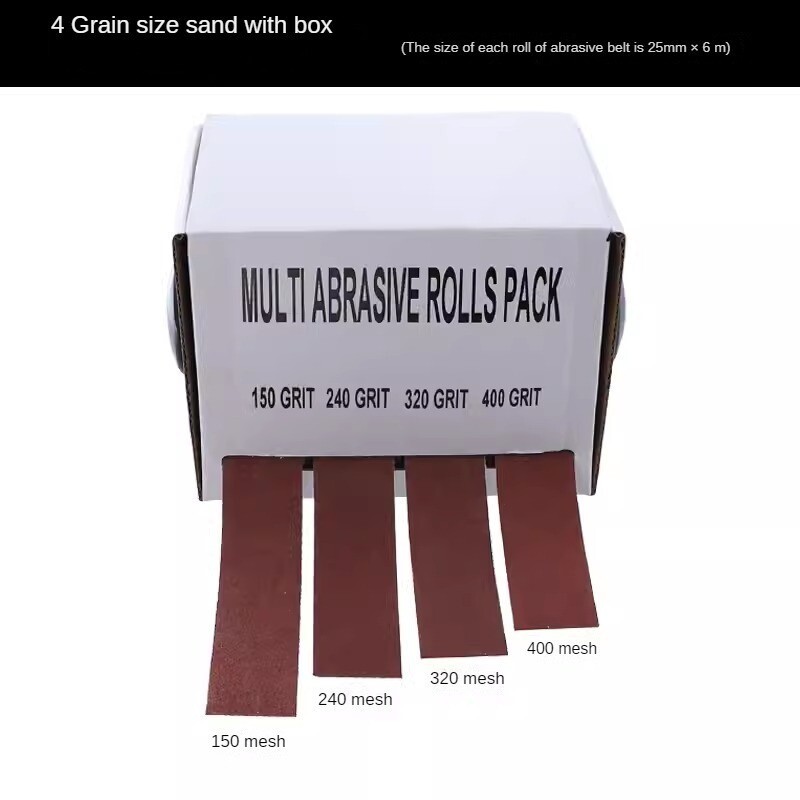 4/5 Axis Sanding Belt Roll Boxed Sandpaper for Wood Metal Furniture Polishing