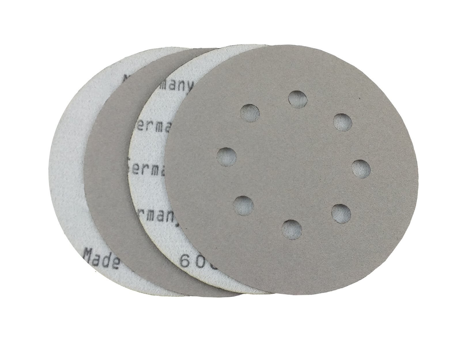5″ X 8 Hole Platinum Film Hook and Loop Grip Sanding Discs (50 Pack, 400 Grit)