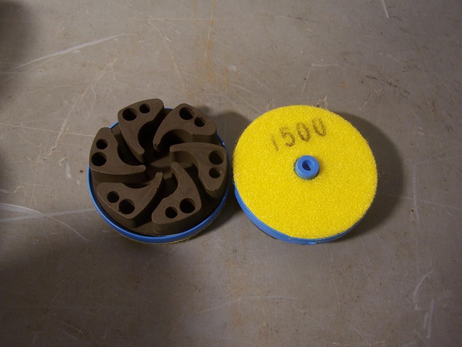 4 tubes (36 total) 3″ norton floor polishing tool discs resin bonded 1500 grit