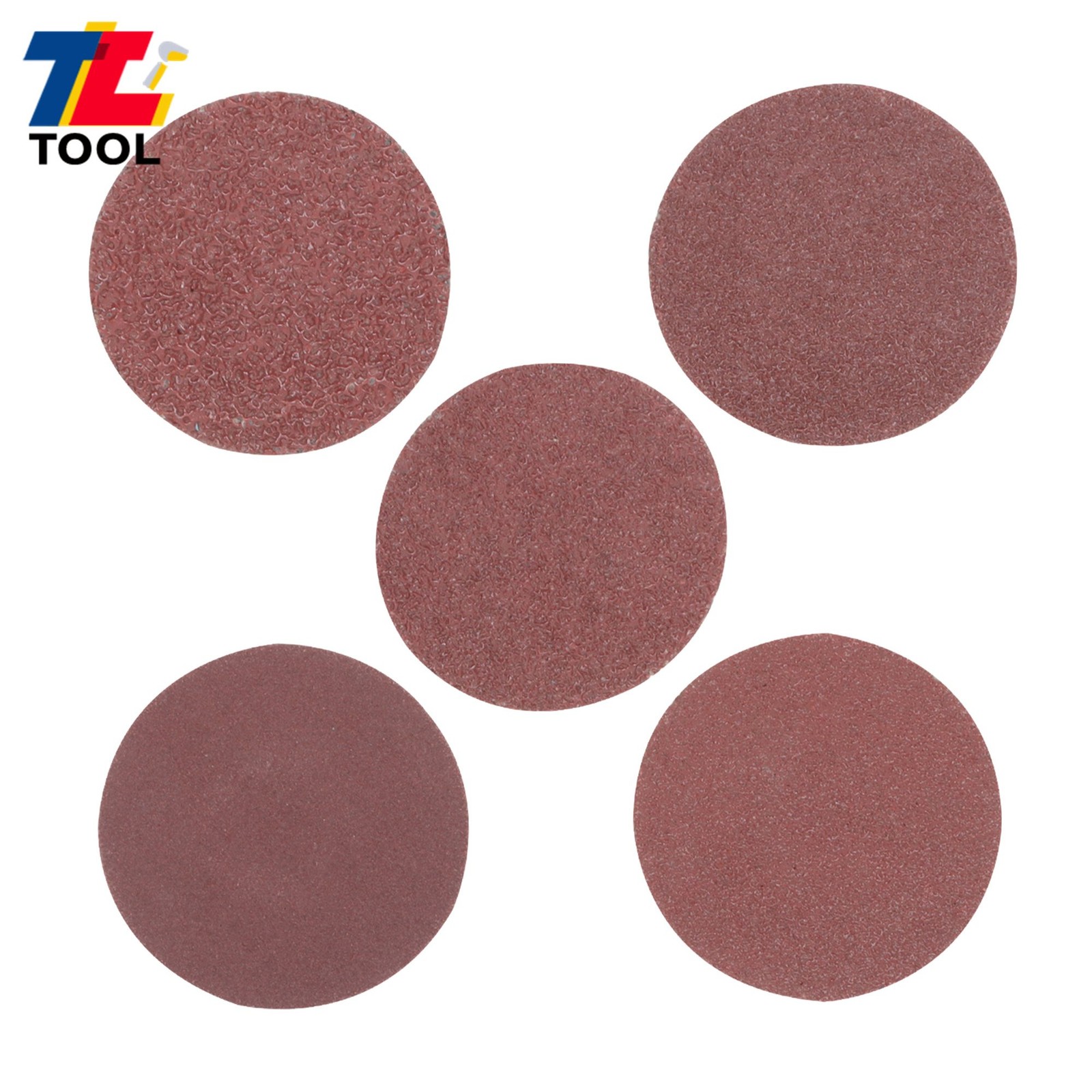 50PCS Rotary Lock Grinder Sanding Grinding Discs 2 Inch 36/60/80/120/240 Grit