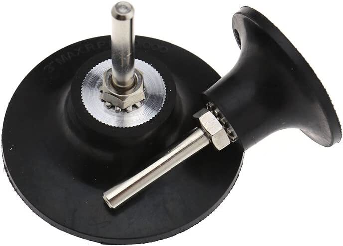 4 PACK 3inch Roll Lock Rotary Sanding Disc Pad Holder 1/4″ Shank for Die Grinder