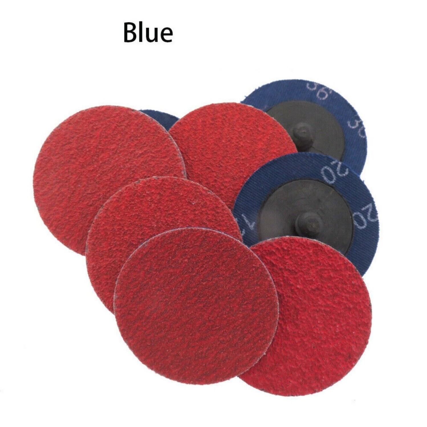 2 Inch 36/60/80/120/180/ 240 Grit Type R Disc Sanding Discs Abrasive Roll Lock