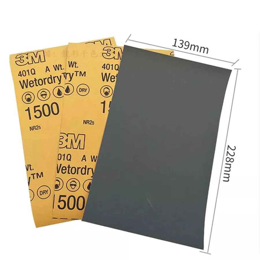 For 3M Fine Sandpaper 1500/2000 Grit Sandpaper For Polishing Car Paint (50pcs)