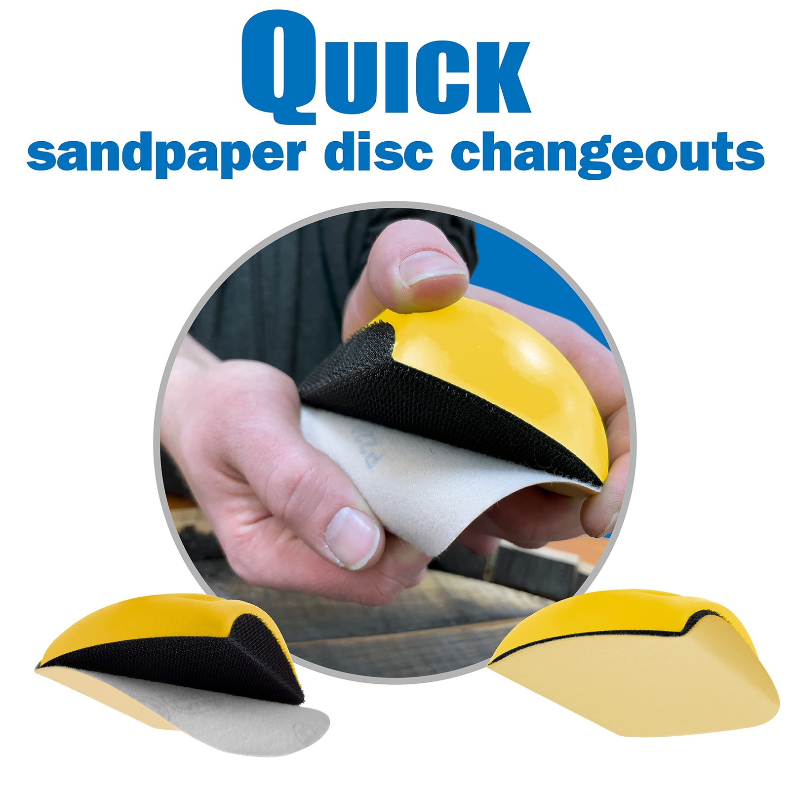 5″ Sanding Mouse Block for Furniture Restoration, Home, Automotive, Hook and …
