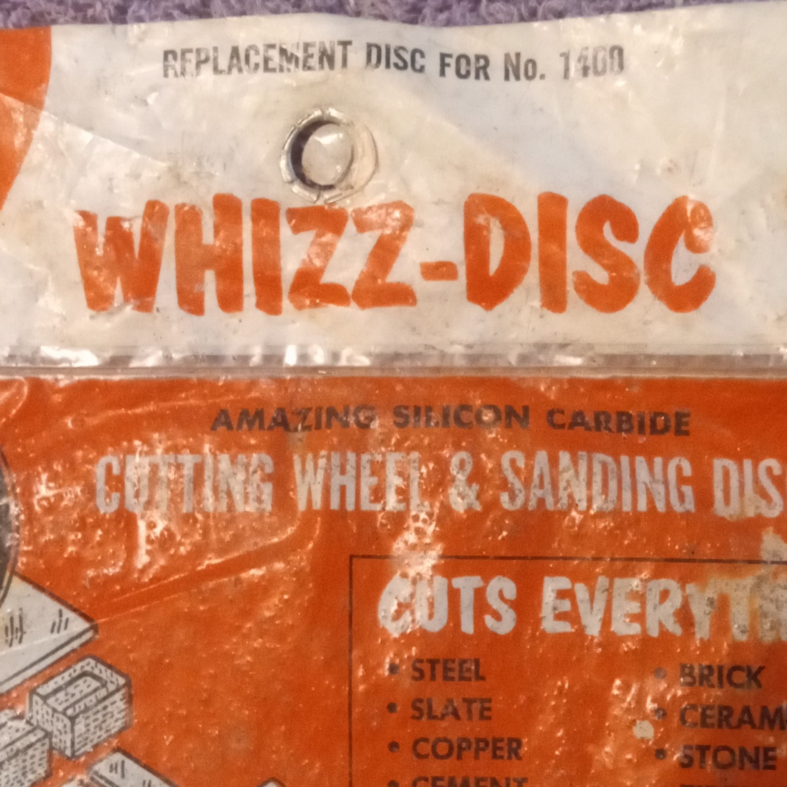 ARCO Whizz-Disc Silicon Carbide Cutting Wheel & Sanding Disc No. 1401