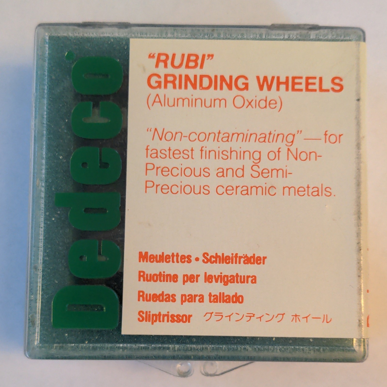 Dedeco Rubi Aluminum Oxide Grinding Wheel 5396 21,000 RPM Ceramic Metals