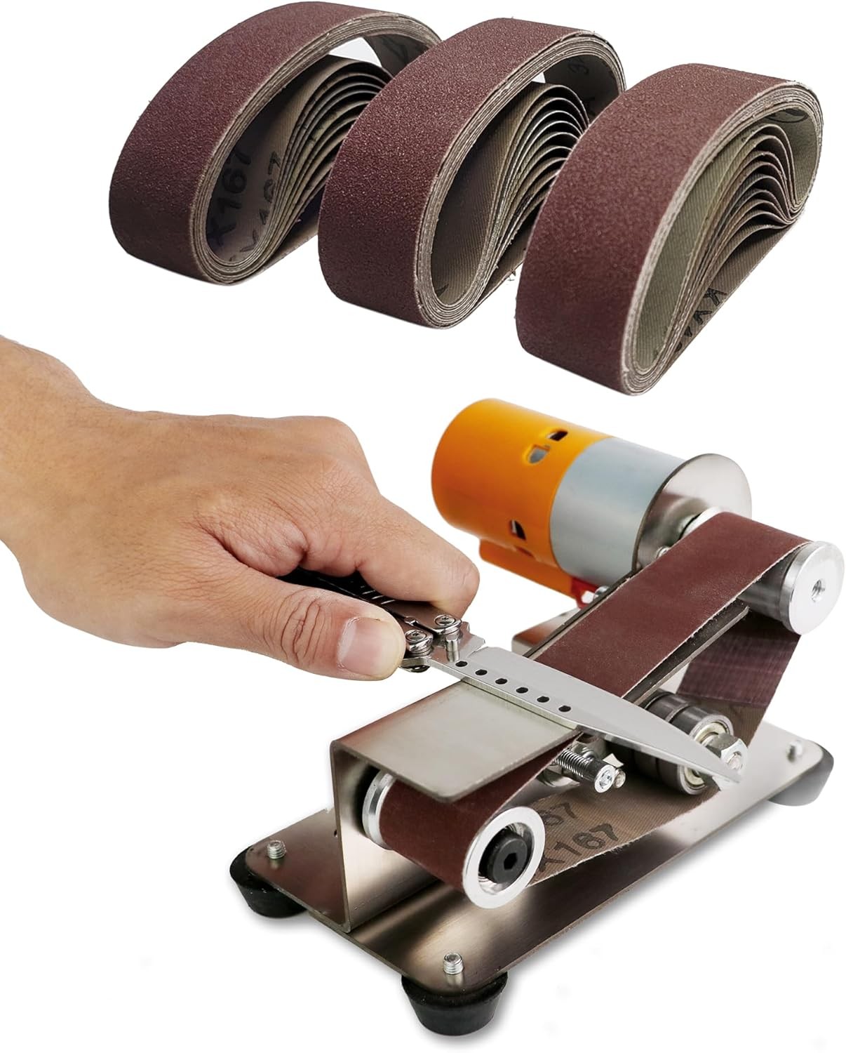 Aluminum Oxide Sanding Belts for Mini Belt Sander,Sanding Dimensions 13…