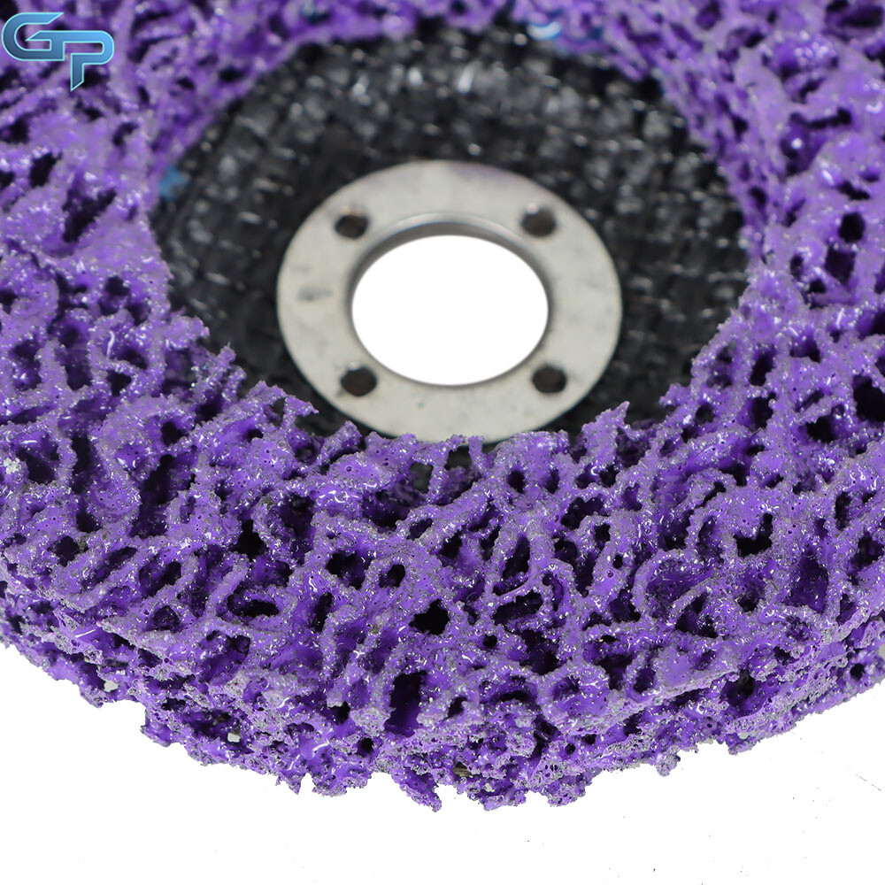 10 Pcs 4″ x 5/8″ Purple Strip Discs Stripping Wheel Paint Removal Disc New