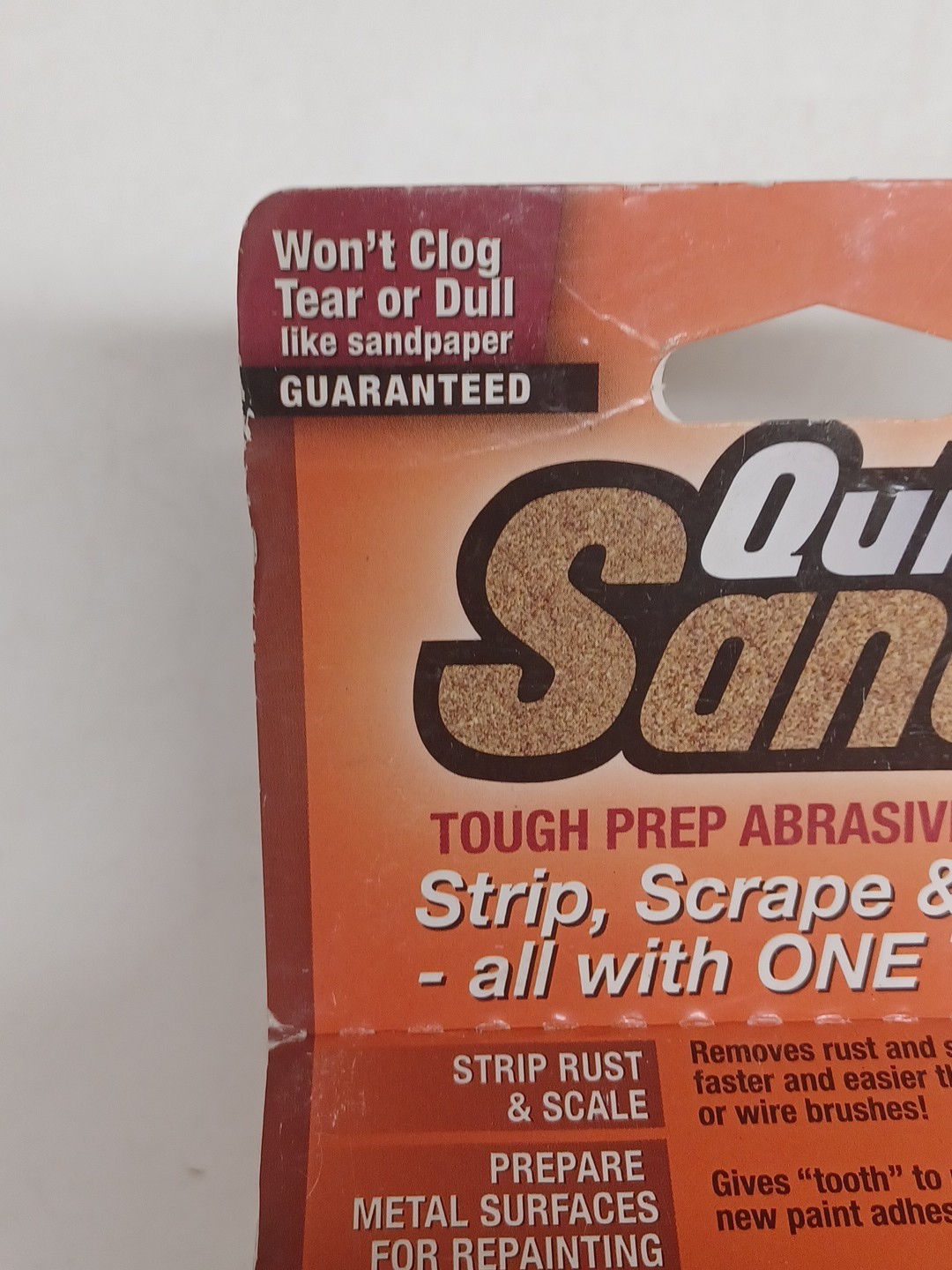 1 QuikSand Abrasive Block, Rust Removal 40-60 Grit
