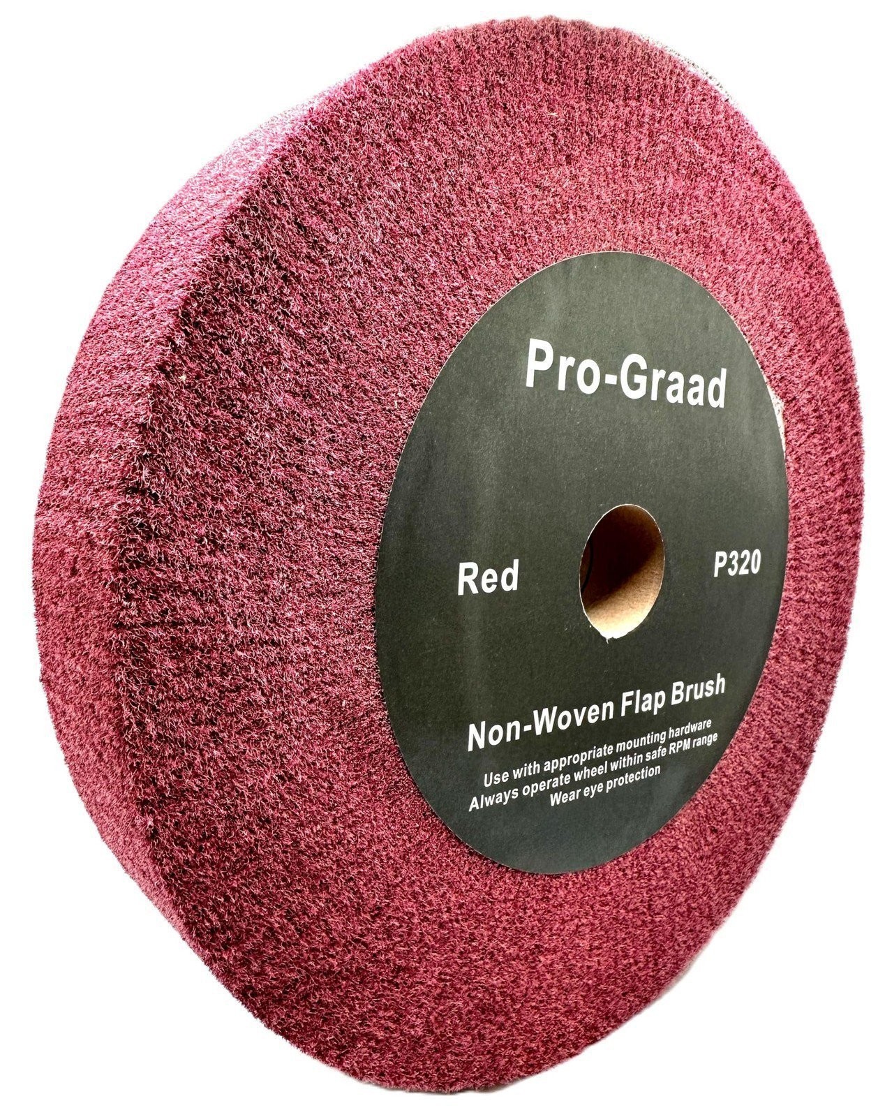 Pro-Graad Non-Woven Bench Grinder Polishing Burnishing Finishing Flap Brush Whe