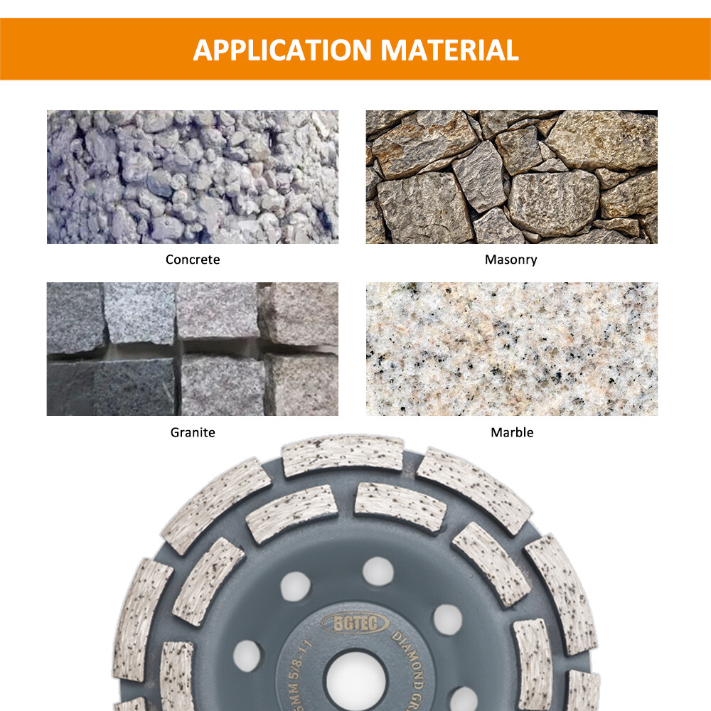 4-7 inch Diamond Grinding Wheel 58 Polishing Disc for Concrete Marble Granite