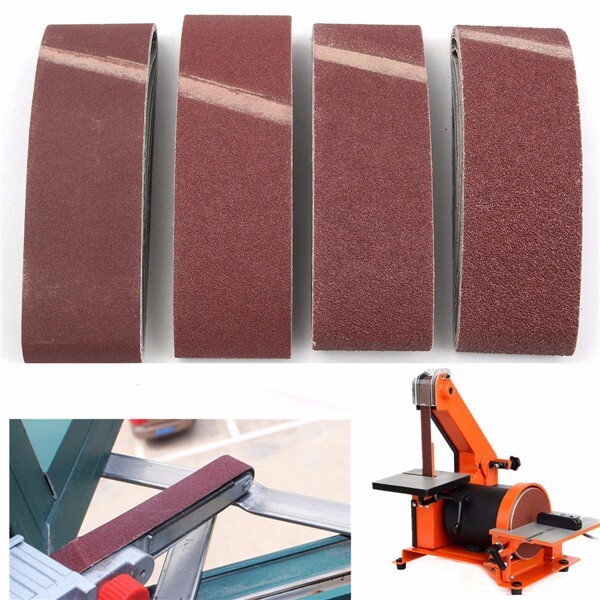 SATC 5PCS 4“x36”(100x915mm) Sanding Belt – X-Weight Aluminum Oxide for Wood P60