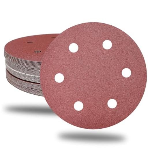30 PCS 9 Inch 6 Hole Drywall Sanding Discs Set- 80 100 120 180 240 400 Grits,