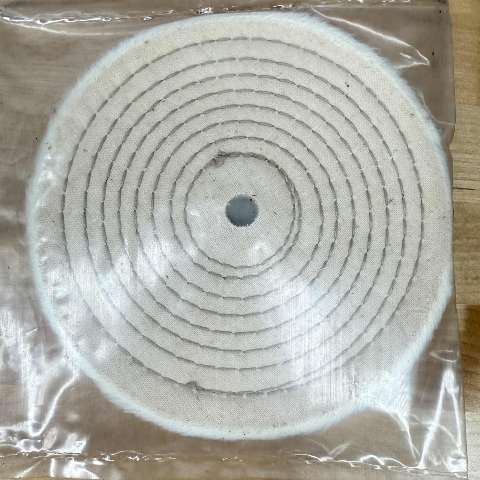 Sears Craftsman 6″ Buffing Wheel 1/2″ Arbor Hole 40Ply Cotton Buff Coarse New