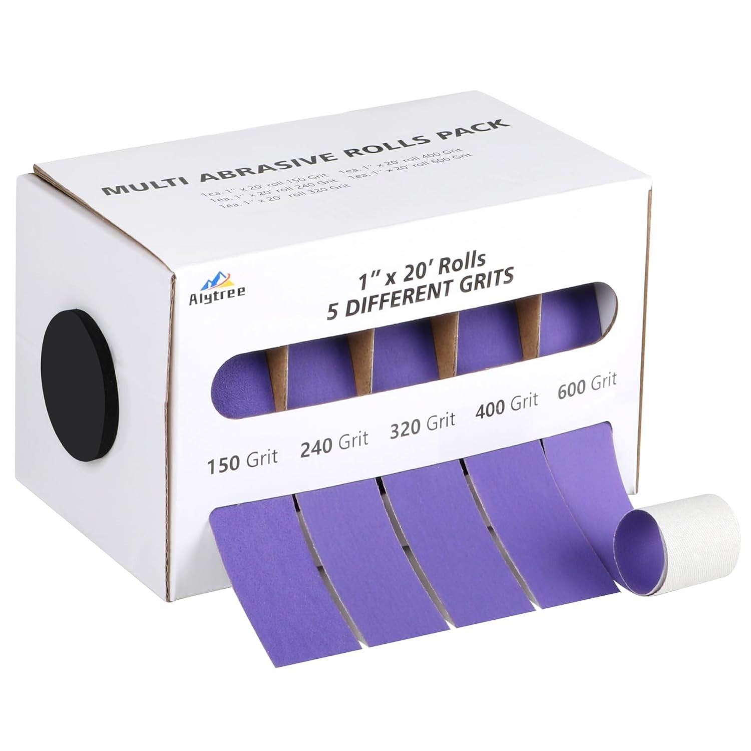 Versatile 5-Grit Emery Cloth Roll – 6M Aluminum Oxide Sandpaper for All Projects