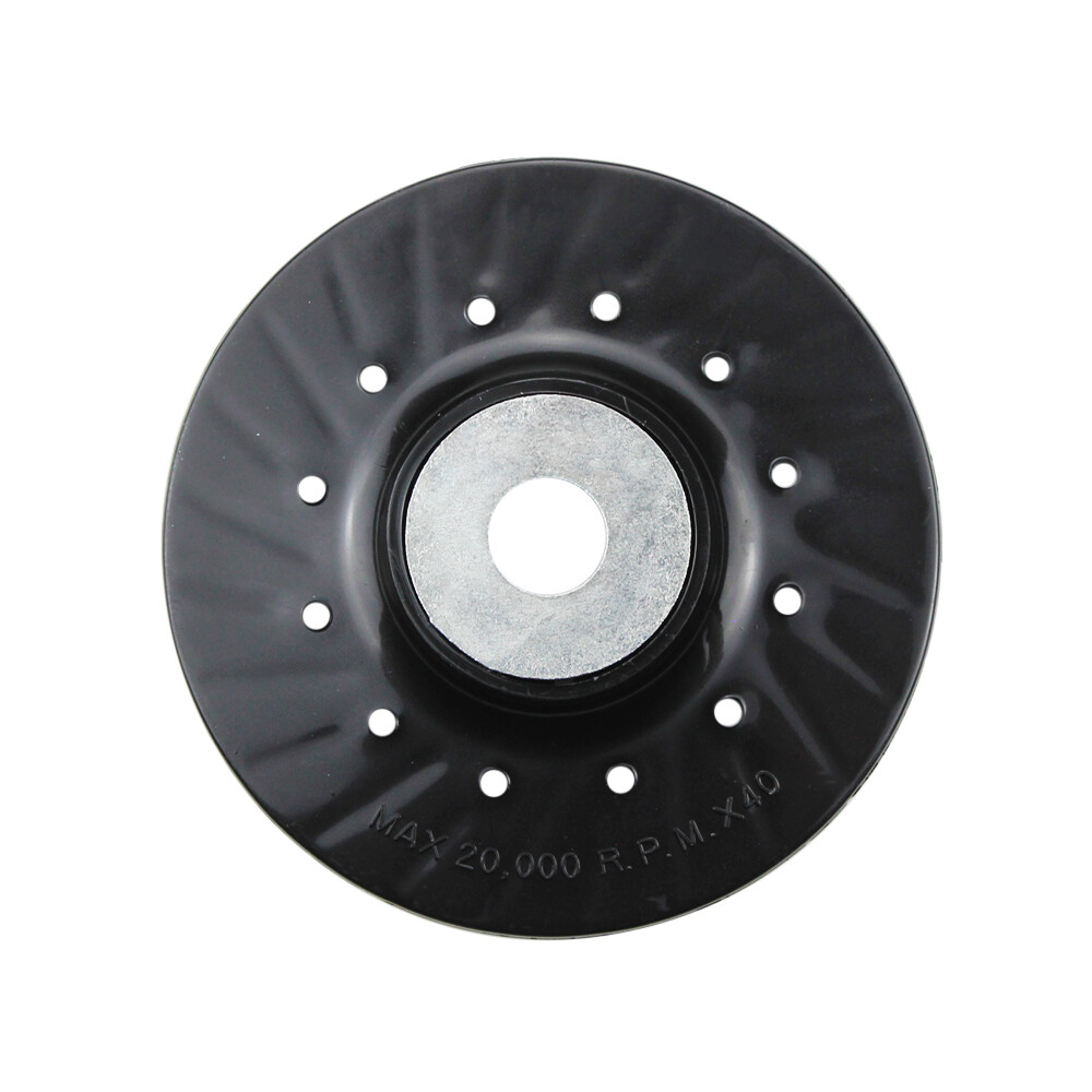 10 Pack – 4-1/2″ x 5/8″-11 Resin Fiber Disc Backing Pad w/ Lock Nut for Grinder
