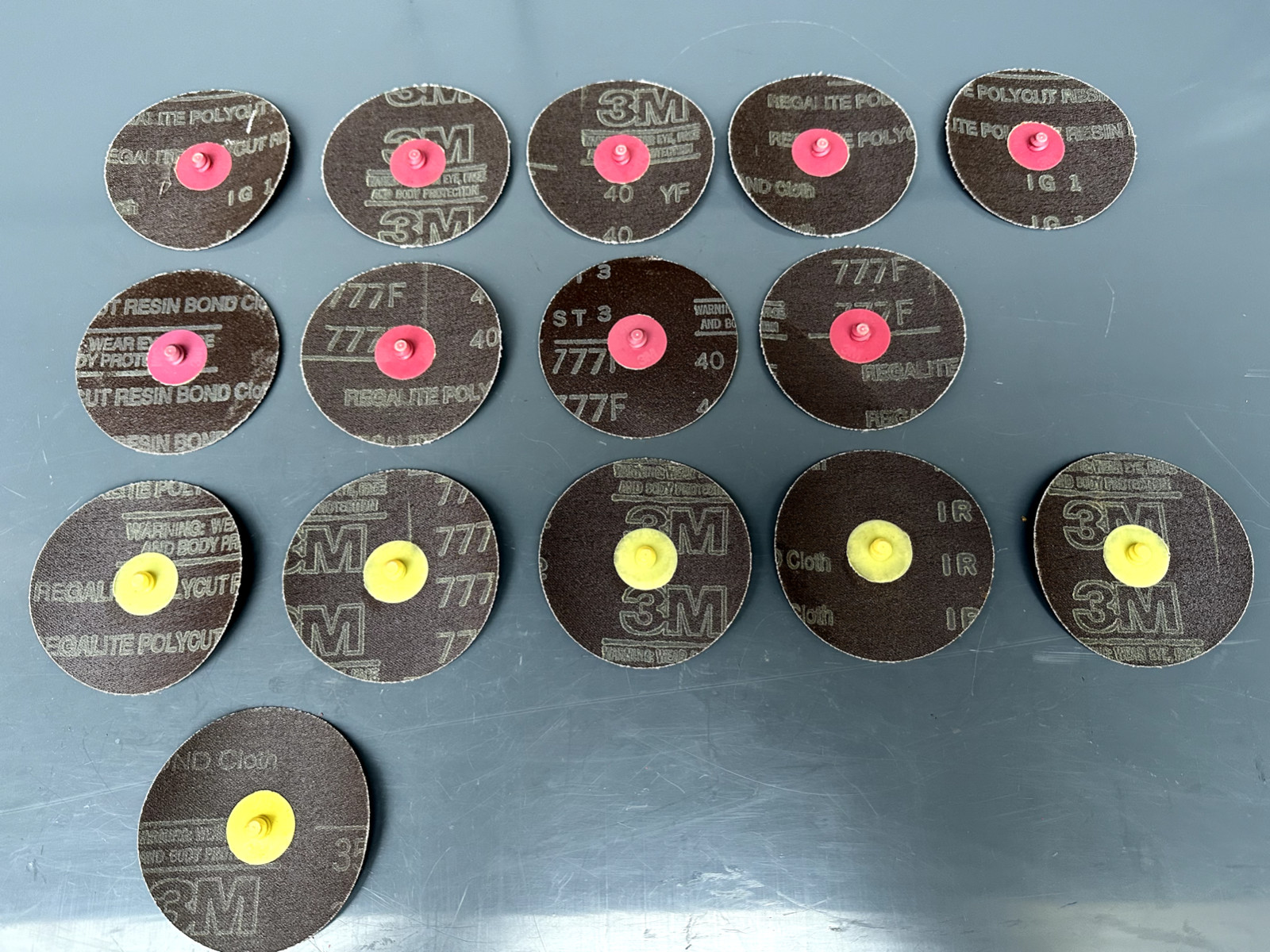 3M Roloc Fiber Discs, 4-inch, 15pcs