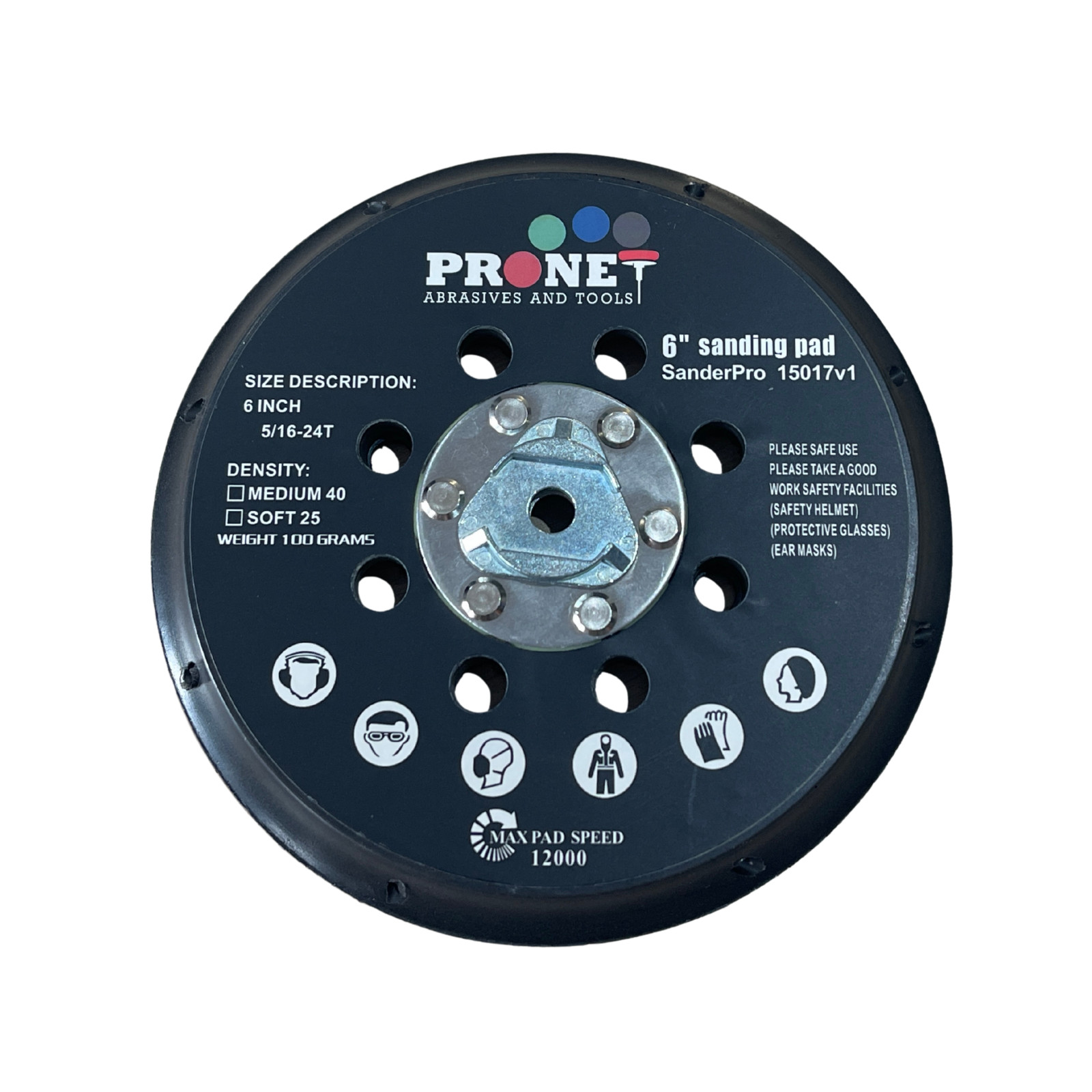 Replacement Backing Pad Makita 150mm – Med Density – BO6030 BO6040 – P-34453 Eq