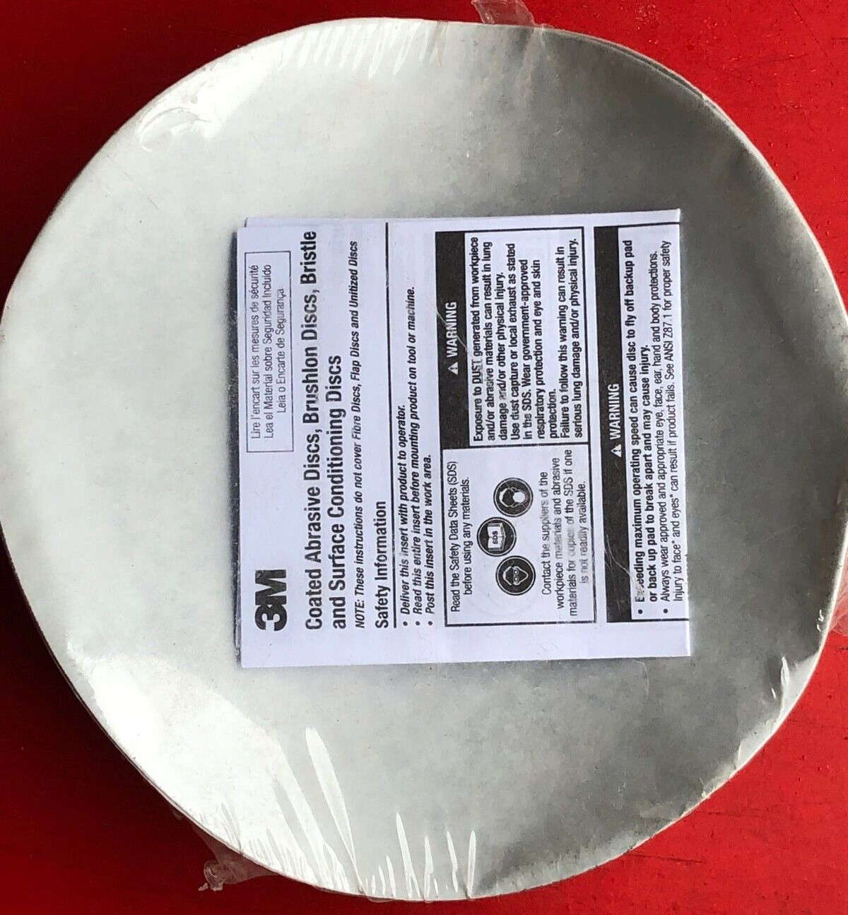 3M 50453 STIKIT CLOTH SANDPAPER (50) DISCS 5″ DIAMETER P150 GRIT GRADE 127mm