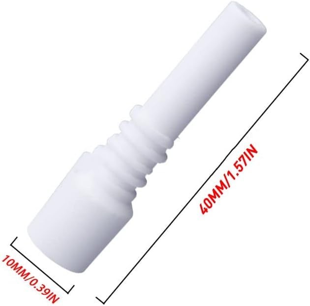 10 Pack of Sand Blaster Ceramic Nozzles Only – Replacement Sandblasting White