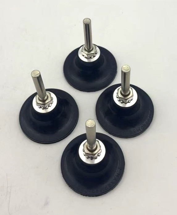 4 PCS ROLOC 2″ TYPE R HOLDER MANDRELS, 1/4″ SHANK FOR 3M & OTHER SANDING DISCS