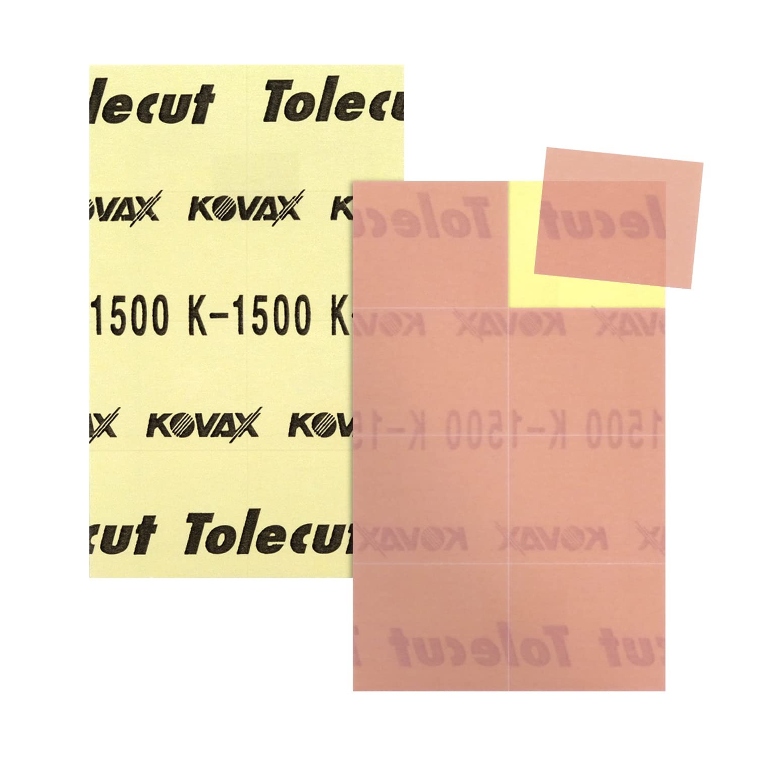 Tolecut PSA 8-Cut Block Sanding Sheets, Pink K-1500, 191-1523, 25 Sheets
