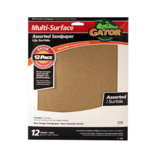 ALI INDUSTRIES 4445 Sanding Sheets, 9″ x 11″