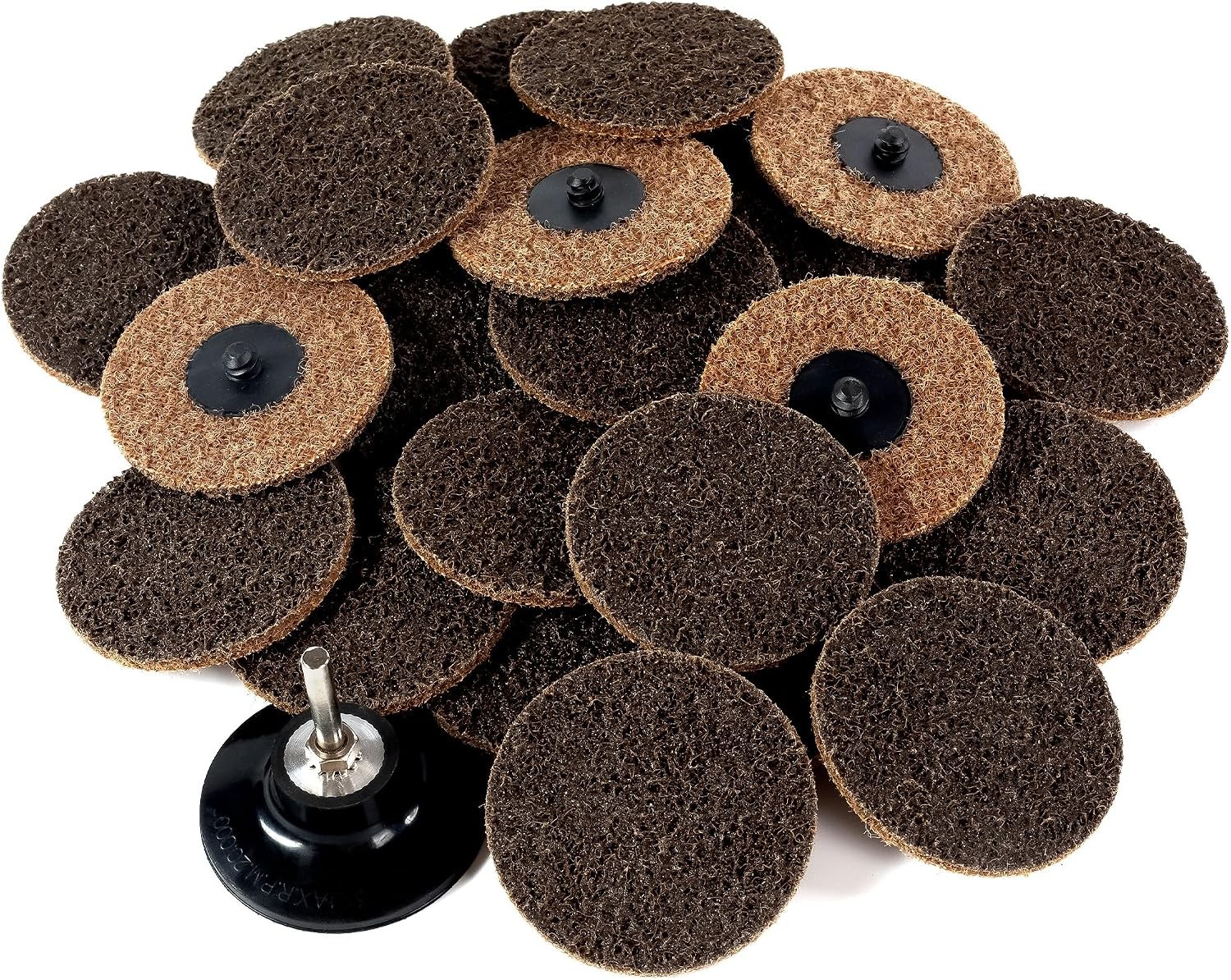 S SATC 25PCS Sanding Discs 2 Inch Quick Change Disc Surface Conditioning Discs