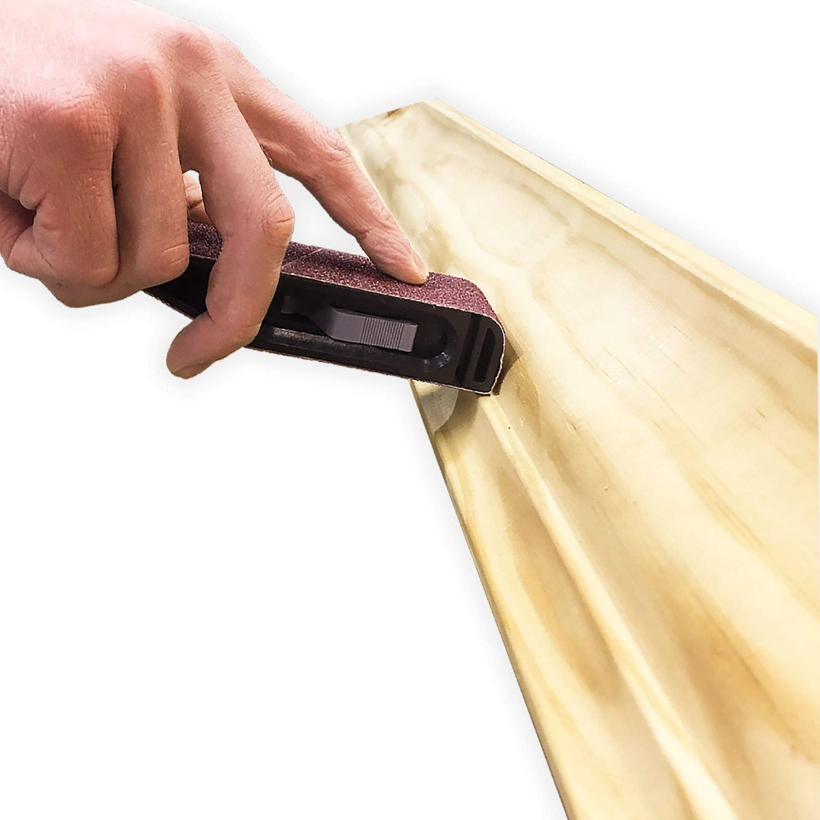 1607 SandDevil1.5 Hand Sander 1.5×12 Inch Sandpaper Belt Woodworking Tool