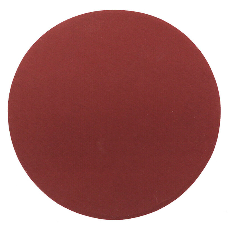 75mm~180mm Flocked Disc Red Sandpaper Disc Woodworking Furniture Metal Burnish