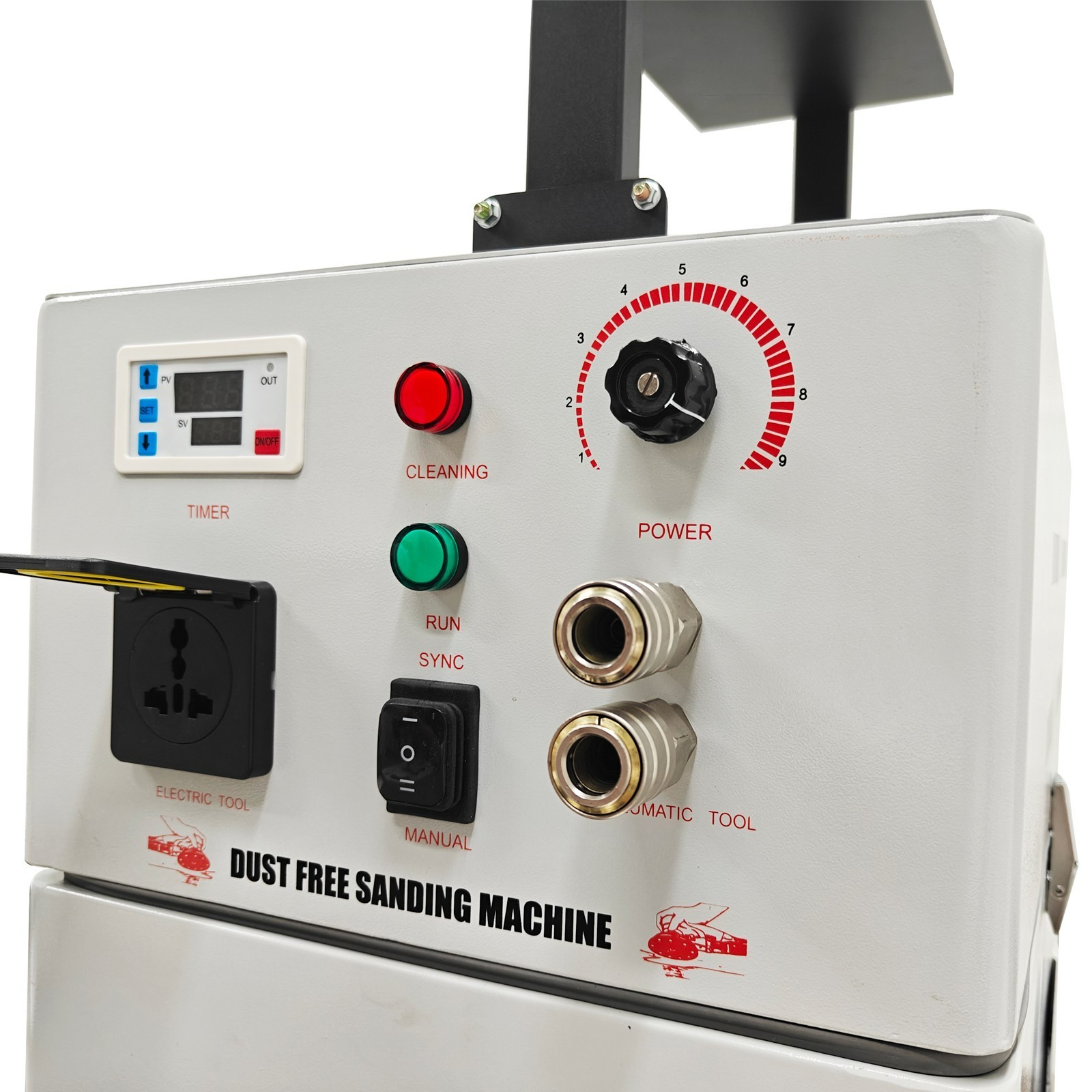 Dust-Free Sanding Machine Dry Grinding Operations Spray & Polish Processes 220V