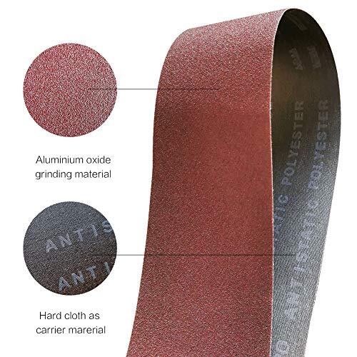 1×30 1 x 30 inch Sanding Belt Pack 1-Inch x 30-Inch12 Pcs4 Each of 80 120 150…