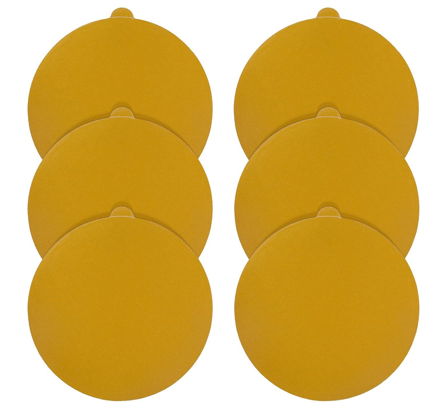 50PCS 6 inch PSA Self Adhesive Sanding Discs 40-800 Grit Orbital DA Sander Paper