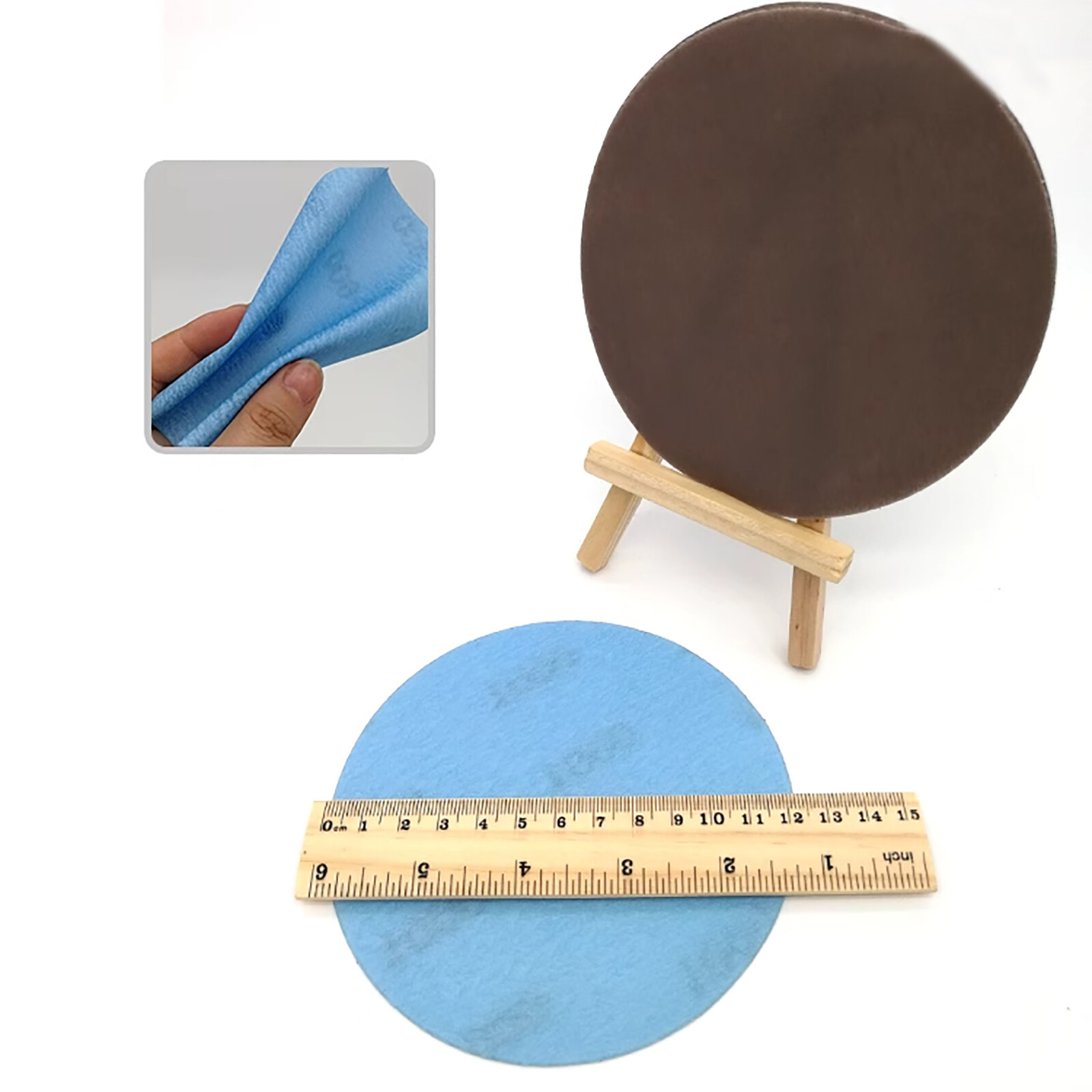 5 Inch 125mm Wet and Dry Sanding Discs Round Sandpaper Film Pads 600-5000 Grit
