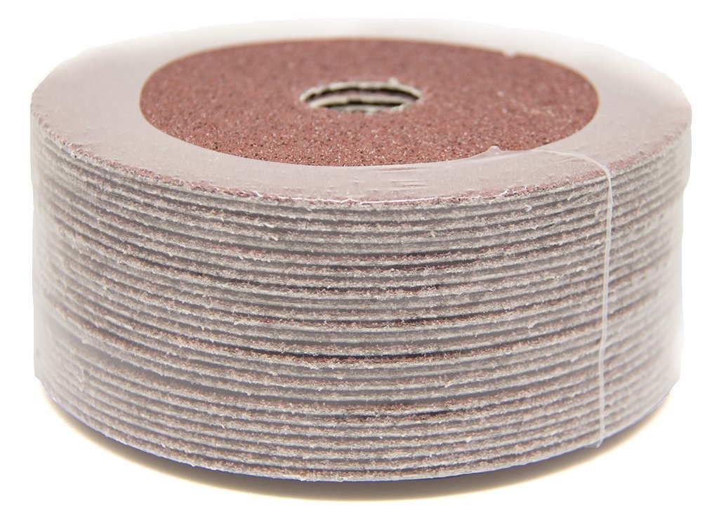 25 Pack 5 Inch Aluminum Oxide Sanding Discs for Angle Grinder – 50 Grit