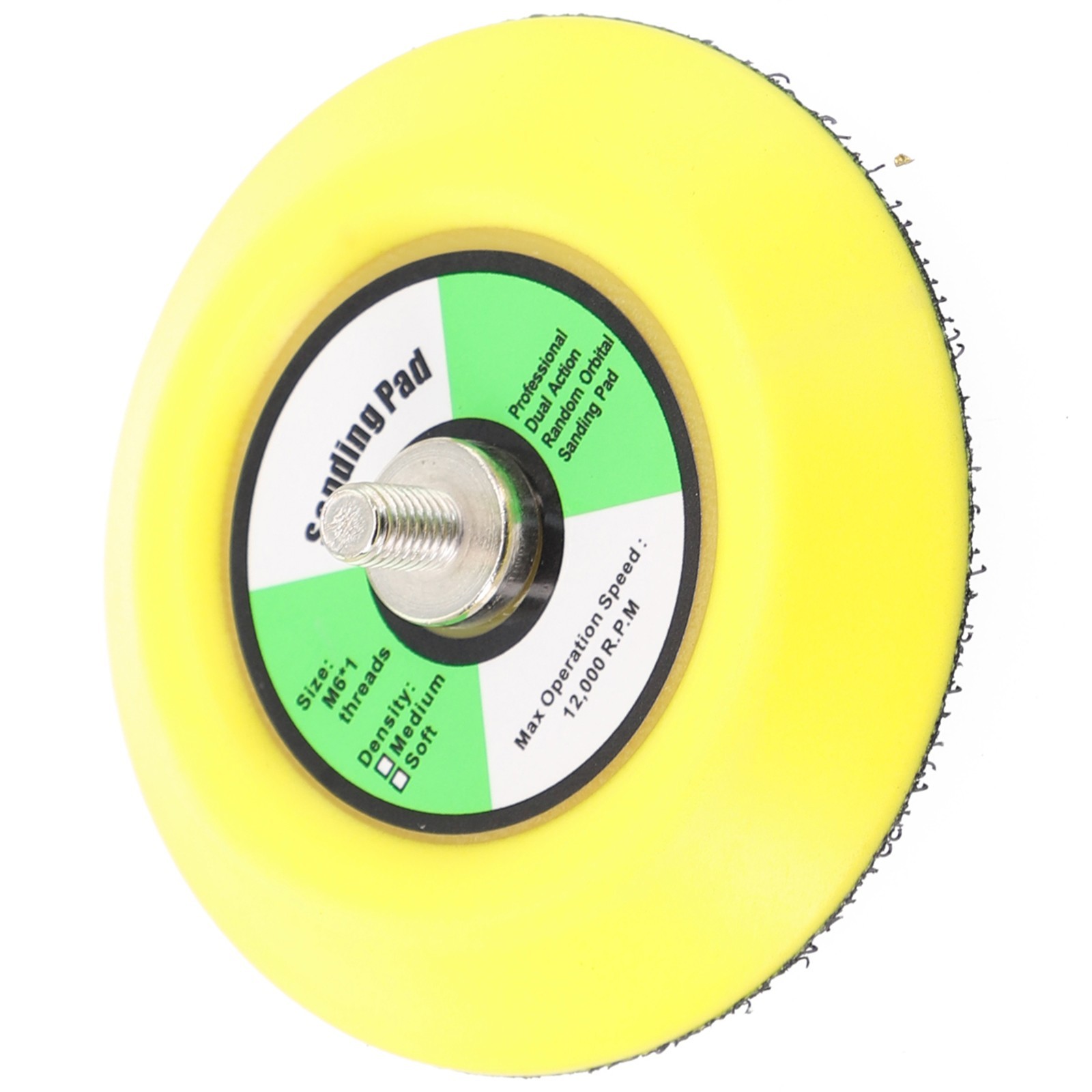 Polishing Sanding Disc Backing Pads Hook And-Loop For DA Pneumatic Sand 1-6 Inch