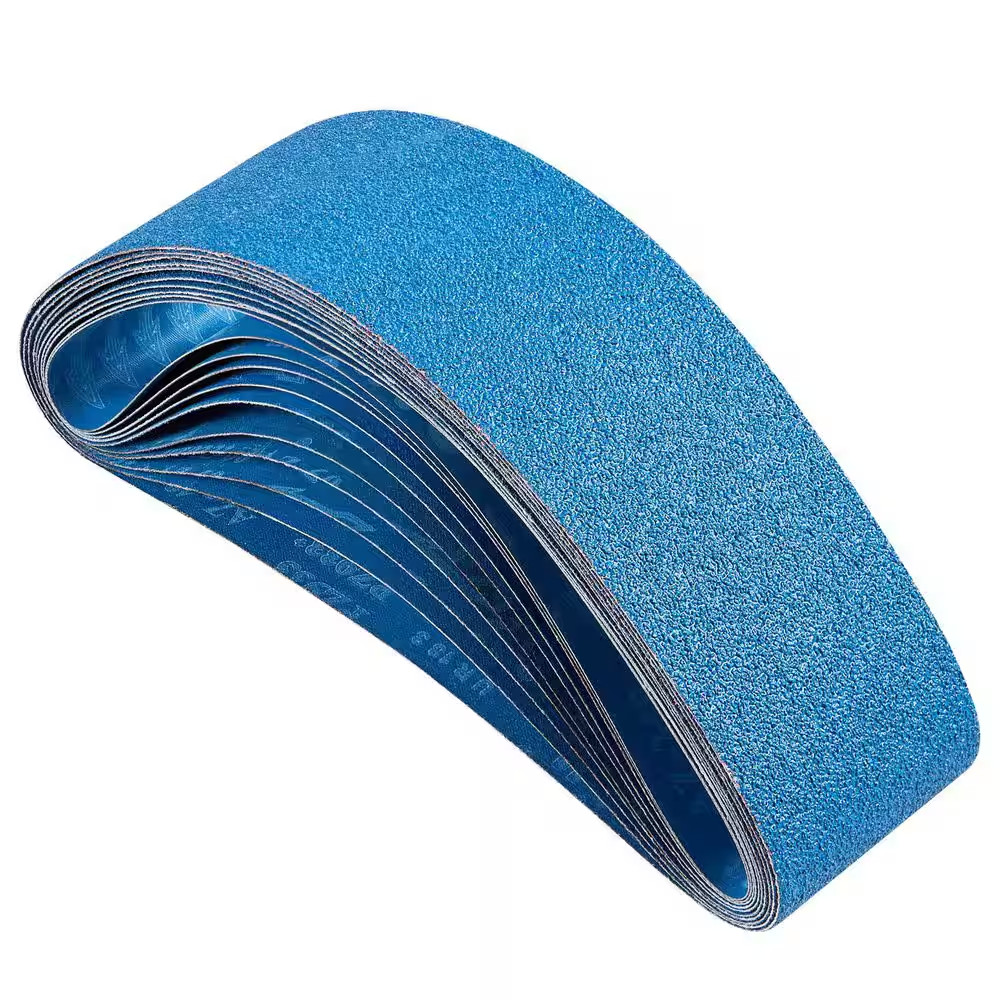 4X36 In. Belt Sander Sanding Belts, 10PCS (2 of Each 40 60 80 120 240 Grits) Zir