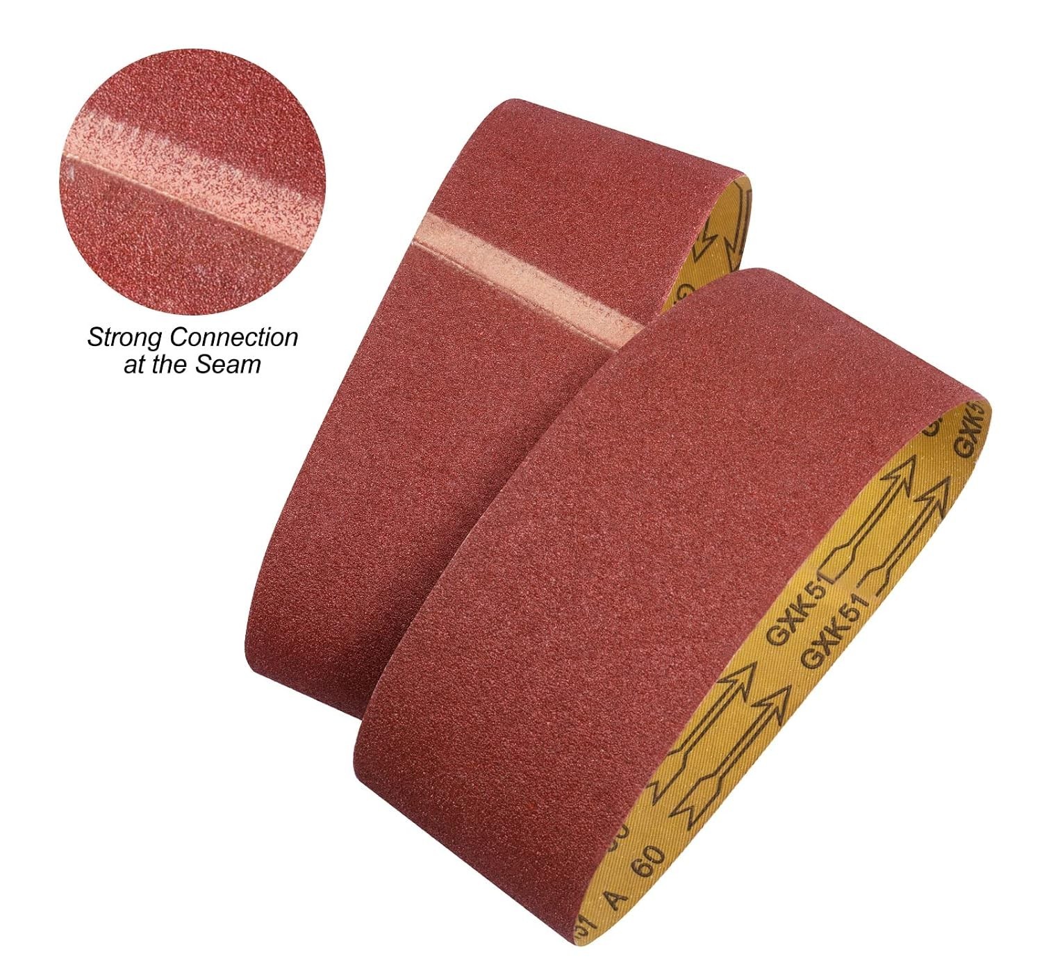 3×18 Sanding Belts 20PCS Belt Sander Paper Aluminum Oxide 3 Each of 60/80/120…