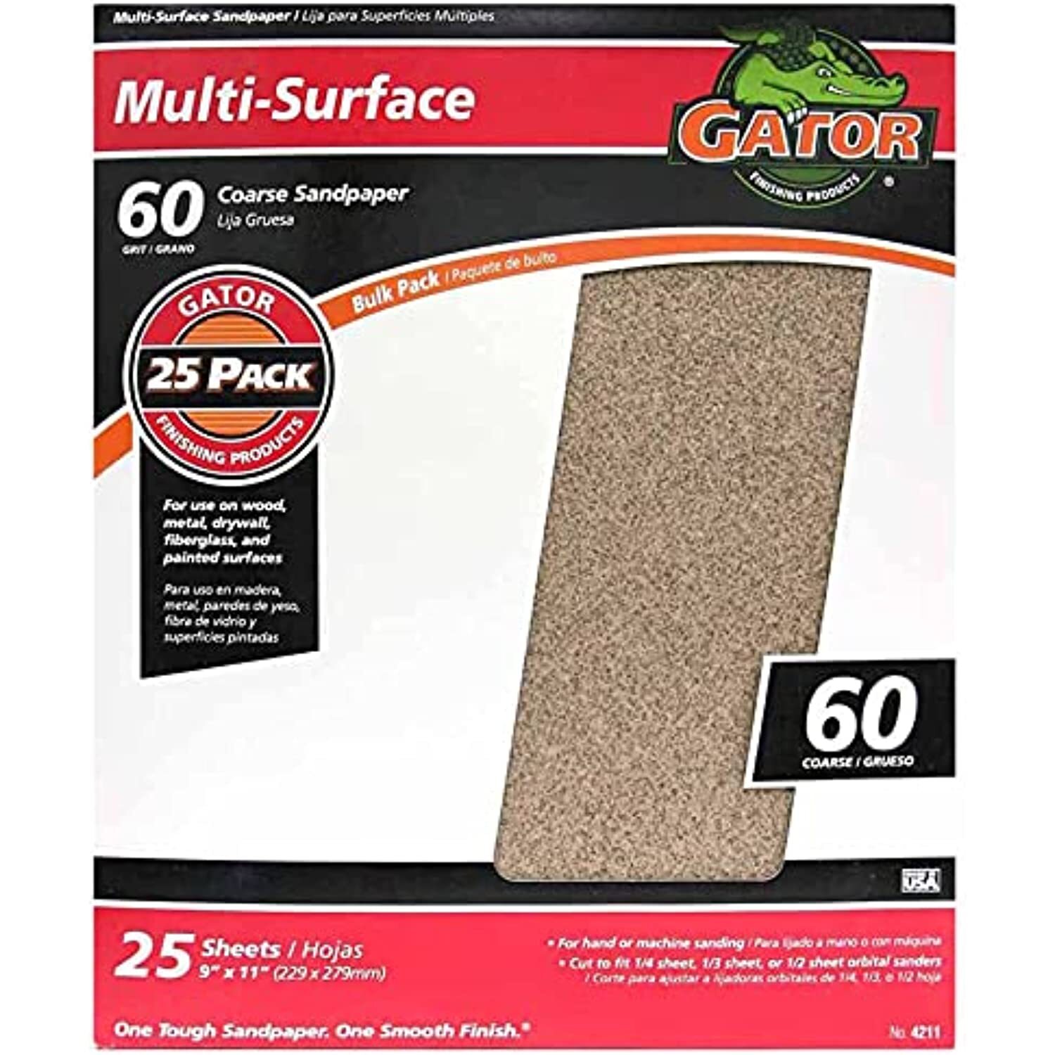 ALI INDUSTRIES 4211 9″ x 11″ Multi-Surface Sanding Sheets